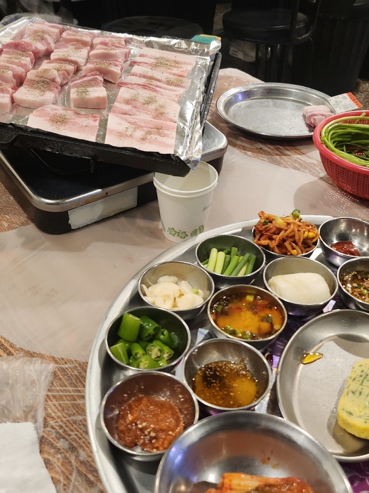  잠실 잠수교집 후기! 석촌 호수 야장 고기 맛집 추천