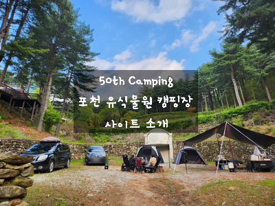  [포천 캠핑장] 50th Camping 유식물원 캠핑장 사이트 및 예약 정보
