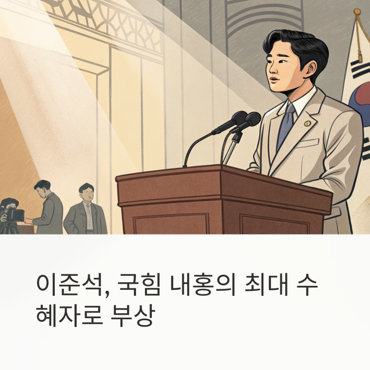 <b>이준석</b>, <b>김문수</b>와의 <b>단일화 거부</b>…국힘 내홍의 최대 수혜자로... 