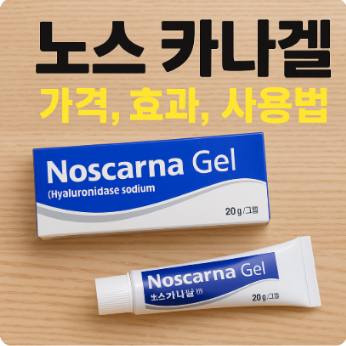  노스카나겔(Noscarna Gel) 가격,효과,사용법 까지!!