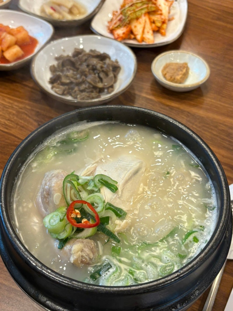 [해운대 마린시티] 맛집 "동백 삼계탕" 방문 후기, 대장내시경 전 음식, 대장내시경 삼계탕