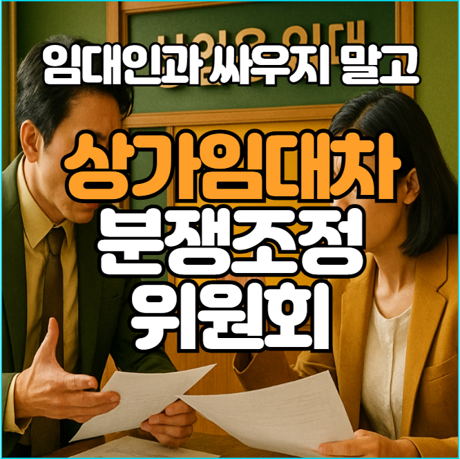  임대인과 분쟁 났다면? 상가임대차분쟁조정위원회가 답!