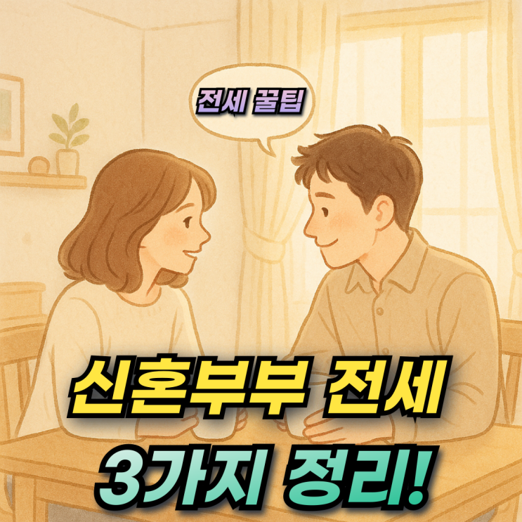  신혼부부전세대출 3가지 자격 이자 한도(도시기금 임차보증금지원 LH매입임대까지)