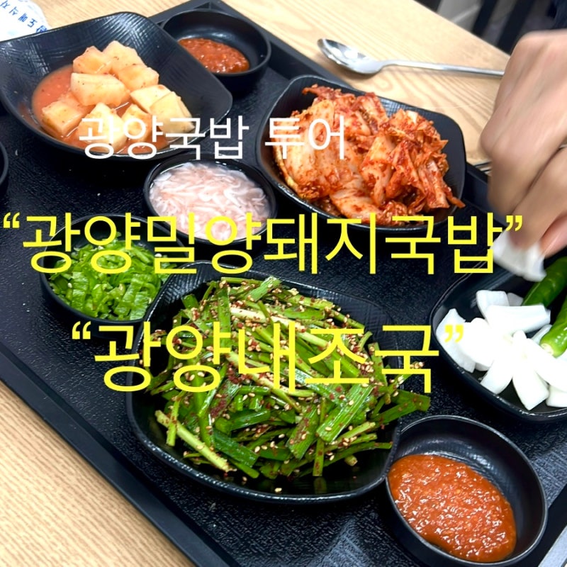 광양국밥맛집 내조국 중마동 밀양돼지국밥 국밥러버의 광양국밥투어?!