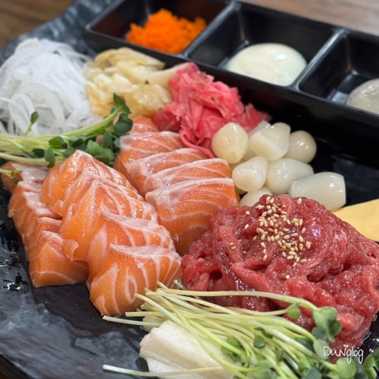  경안동맛집 육회왕자연어공주 육연세트부터 비빔밥 육빔면 솔직후기