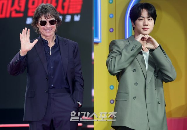 [단독] ‘미션 임파서블8’ 톰 크루즈, 방탄소년단 진 만났다…‘달려라 석진’ 출연