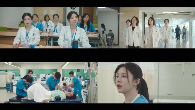 전공의생활' <b>언슬전</b> 10회, 고윤정과 <b>신시아</b>의 팀워크에 찡! 비밀... 