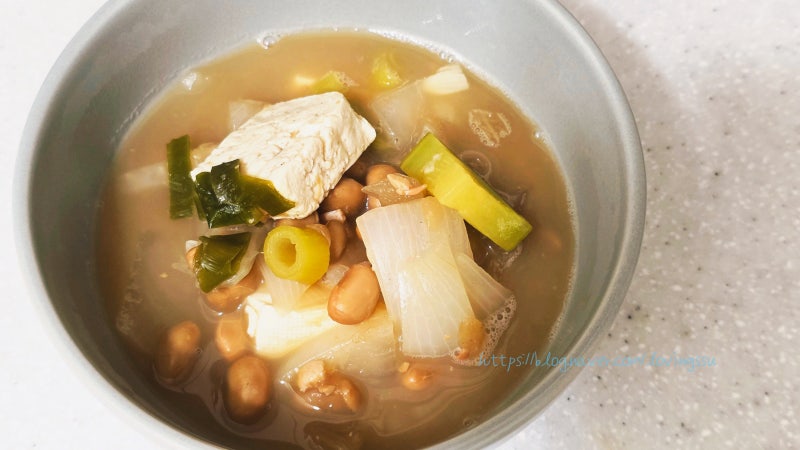 김치청국장찌개 만들기 청국장 맛있게 끓이는법 고기없이 청국장찌개 재료