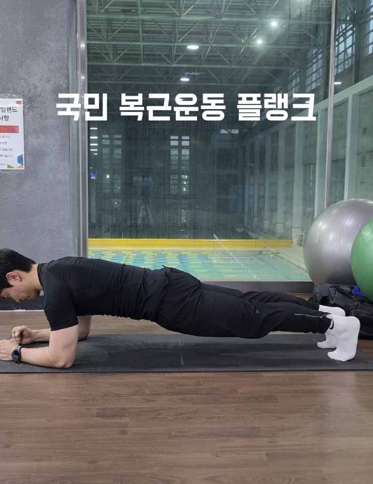  수원PT 코어운동 플랭크 허리통증 없는 올바른 자세