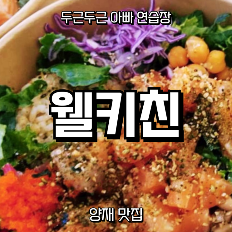  [양재 맛집]웰키친 연어포케 – 임신 7개월 아내와 함께한 건강한 점심