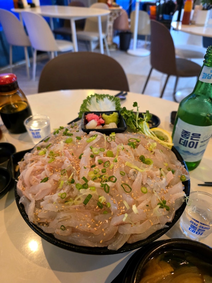  진주 도다리회 사시미 맛집 하대동 미소부엌 본점