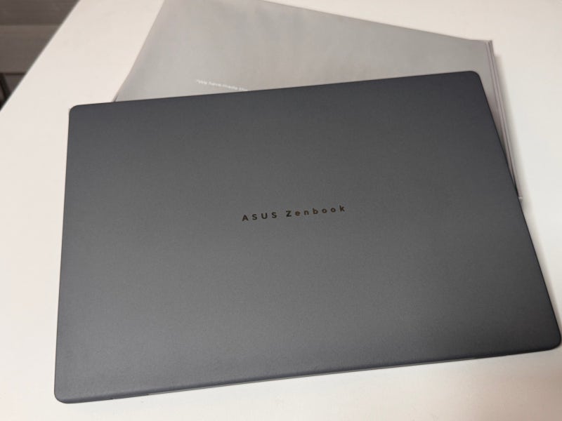 [ASUS Zenbook A14 개봉기] 에이수스 젠북 a14 2025 초경량 노트북 아이슬란드그레이 대박 사건... fea....