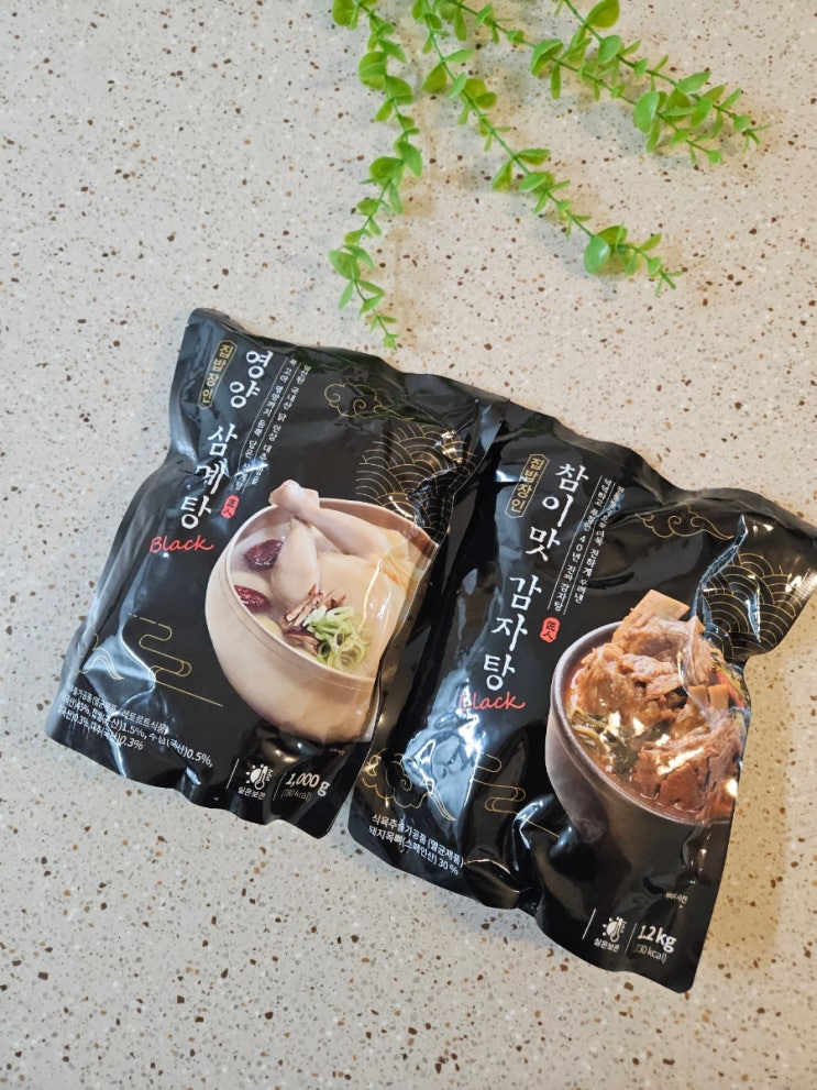  [집밥 장인] 언제 어디서나 맛있게 즐기는 감자탕밀키트 & 삼계탕밀키트
