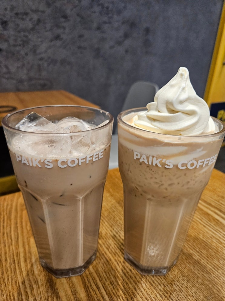  고잔동카페 디저트맛집 빽다방 안산고잔롯데점