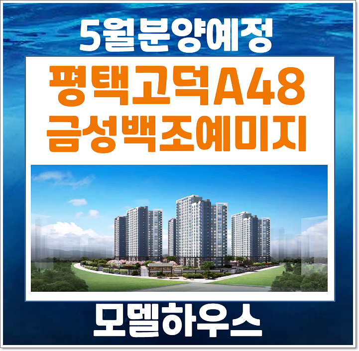  평택고덕 금성백조 예미지 A48블록 청약 (분양가 예상, 입지)