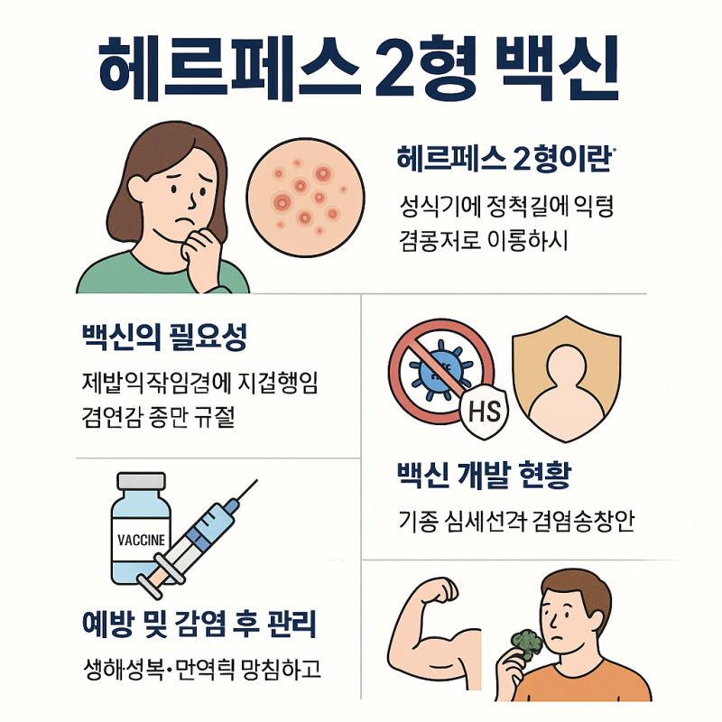 헤르페스 2형 백신 개발과 필요성