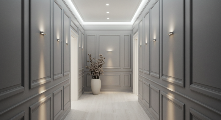  인테리어 디자인 스타일 _ 12. 웨인스코팅 (Wainscoting)