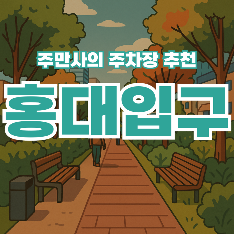 홍대 주차장 정보 총정리 | 홍대입구역 근처 저렴한 주차장 위치 공영주차장 가격 정보 홍대....