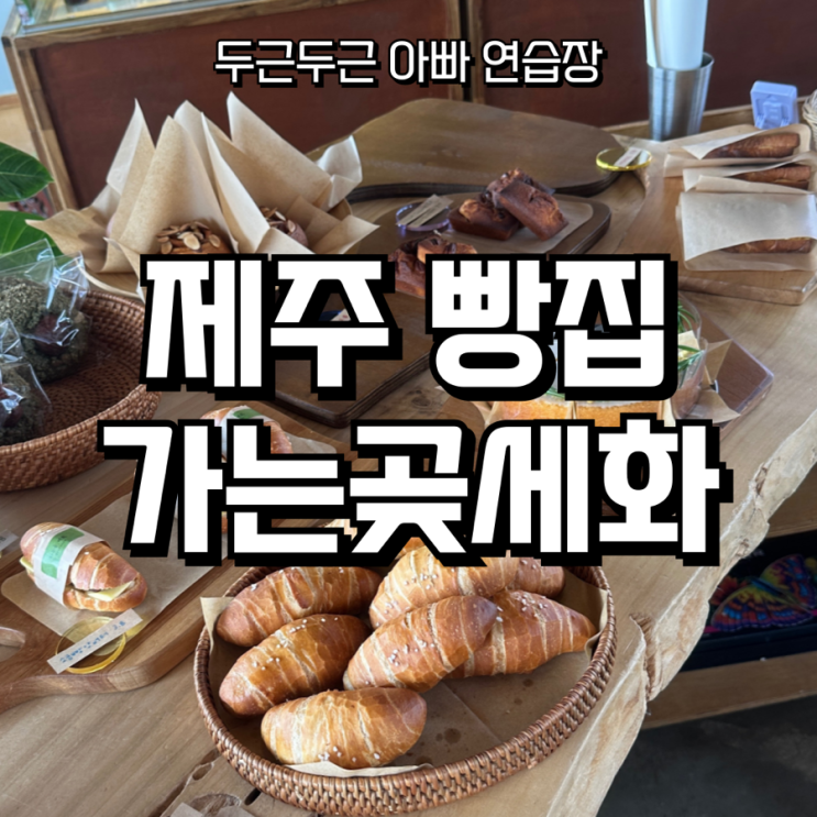  제주 세화 빵집 ‘가는곶세화’ – 초록마당과 빵냄새가 어우러진 시간