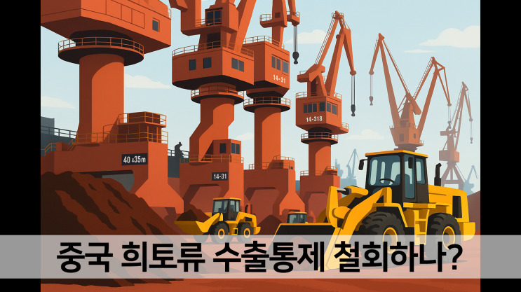 중국 <b>희토류</b> 수출<b>통제</b> 철회 하나? <b>희토류</b> 기업들 명확한 입장 요청
