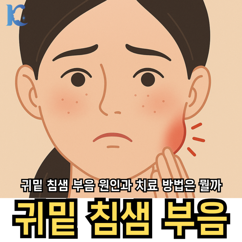 귀밑 침샘 부음 원인과 치료 방법은 뭘까