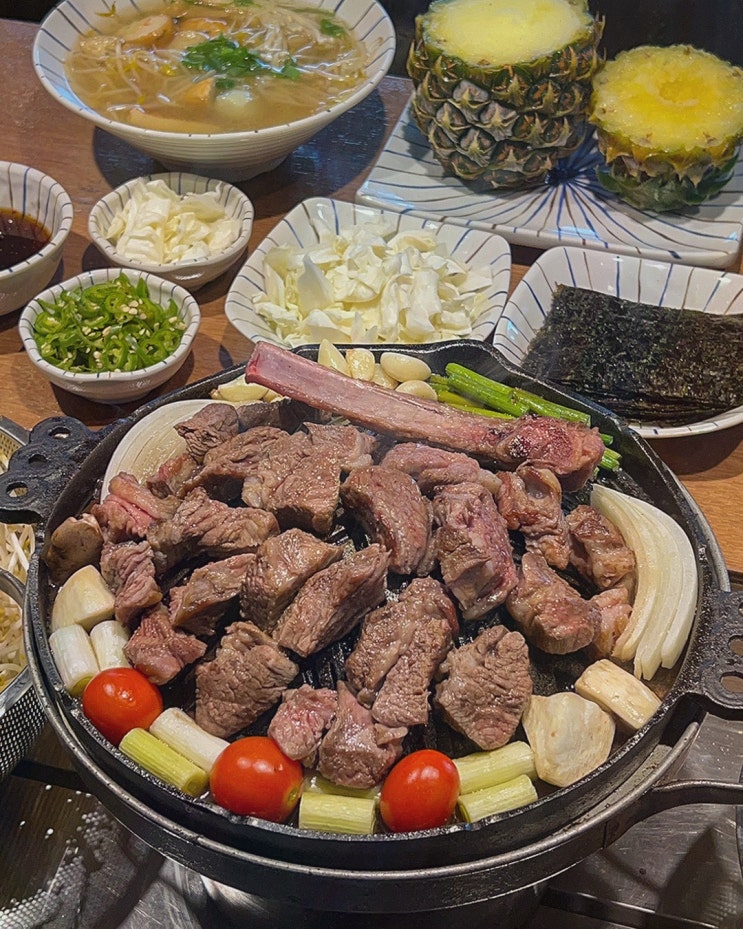  단체 모임에 최적화된 평리동고기, 청년양고기 평리점