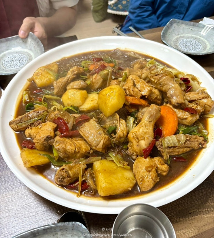  안동 구시장 찜닭거리 유진찜닭 내돈내산 후기 (웨이팅, 주차, 포장 정보)