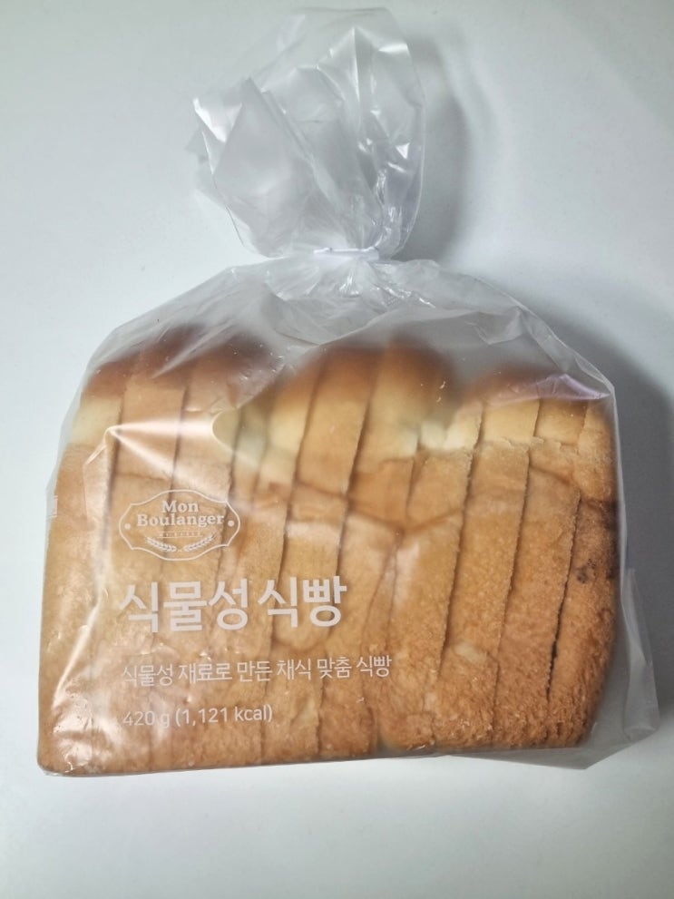  몽블랑제 식물성 식빵 채식 식빵(우유 계란 버터 無)