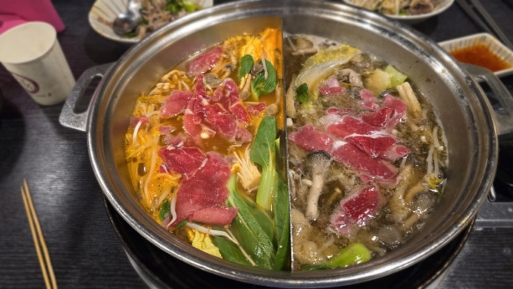  샤브샤브 무한 리필 맛집 용인 처인구 편사부 배 터질 준비하고 방문하기