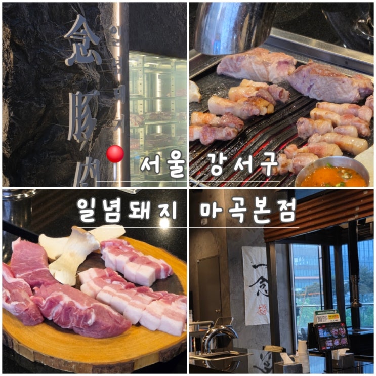  마곡 삼겹살 맛집, 일념돼지 마곡본점 후기