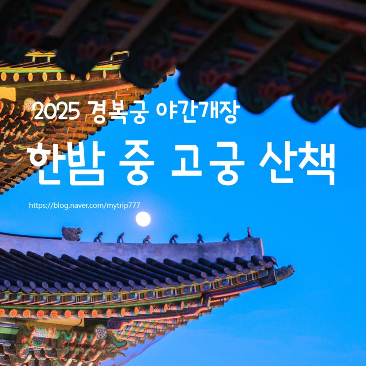  2025 경복궁 야간개장｜관람시간·예매방법·무료입장 총정리