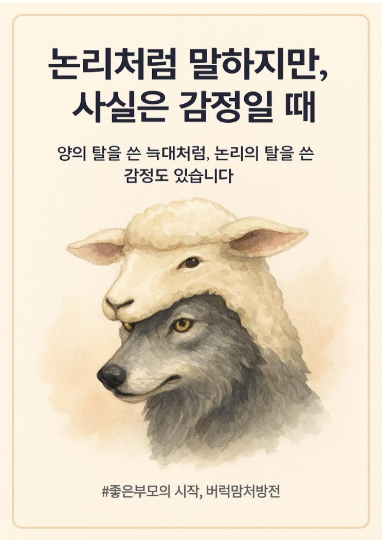  아이를 위해 한 말인데, 듣는 아이는 왜 상처를 받을까요? | 부모 감정조절의 첫걸음