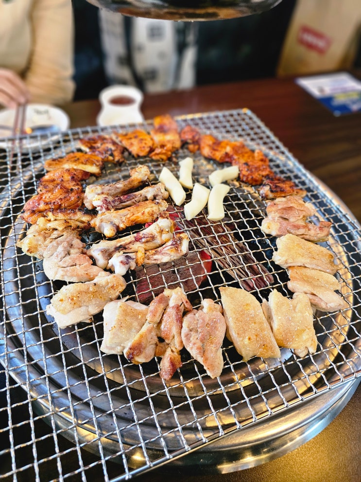  (대구 동구) 이시아폴리스 먹거리 타운 숯불 닭 맛집 -숯불에닭 대구이시아폴리스점 (재방문)-