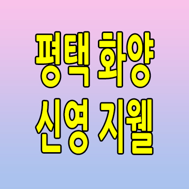  평택 화양지구 미분양아파트 신영지웰 신축 분양가 모델하우스 계약조건