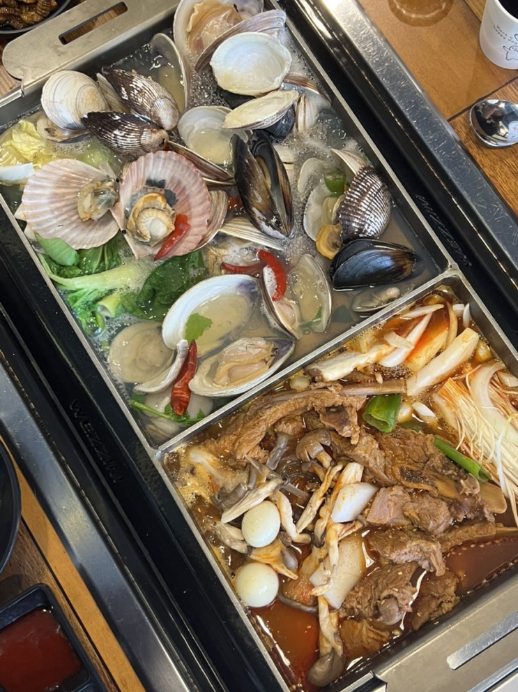  청주 복대동맛집 위찜 복대지웰점 조개찜과 갈비찜을 한 번에