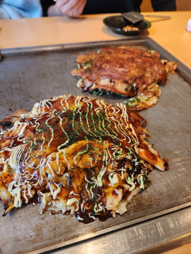  오사카 난바역 맛집 후쿠타로 오꼬노미야끼 주말 웨이팅 후기