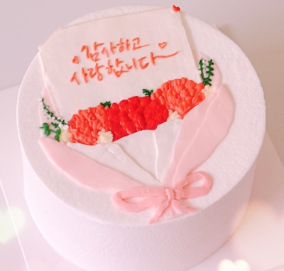  의정부 케이크 추천 맛집 레터링케이크 주문제작 후기(해피유케이크)