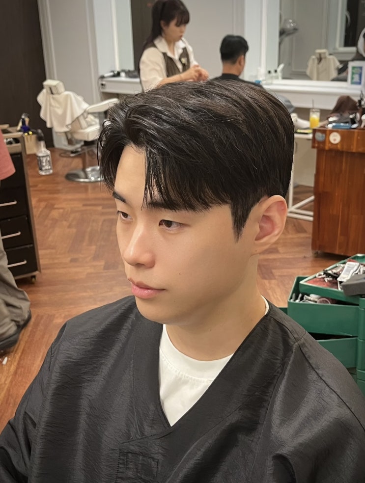  복정동 남자미용실이 강력추천하는 남자 숏가르마펌!