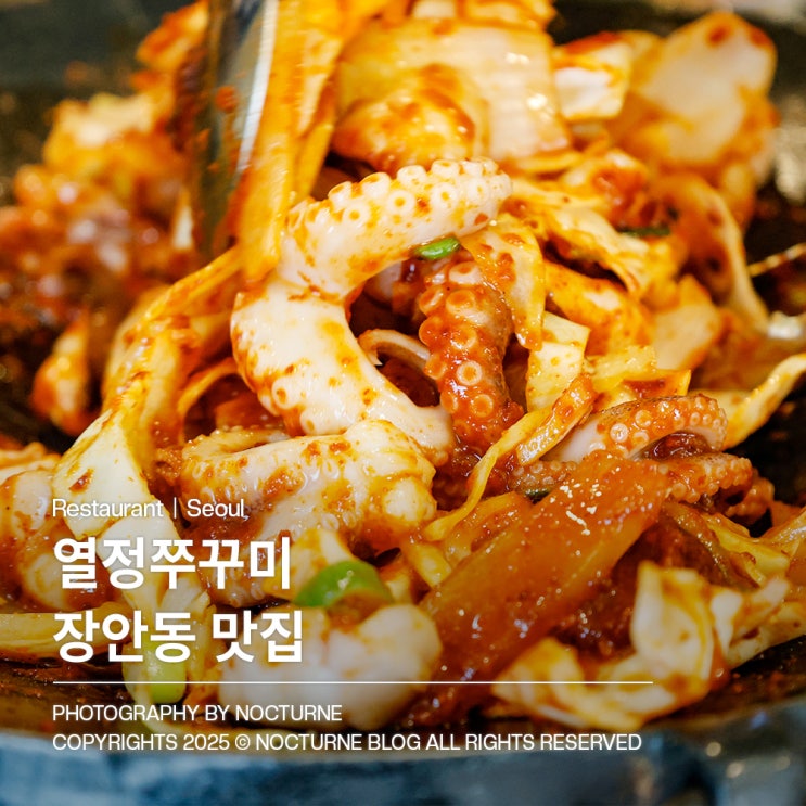  장안동 맛집｜열정쭈꾸미 맛있게 매운 쭈꾸미 답십리 맛집