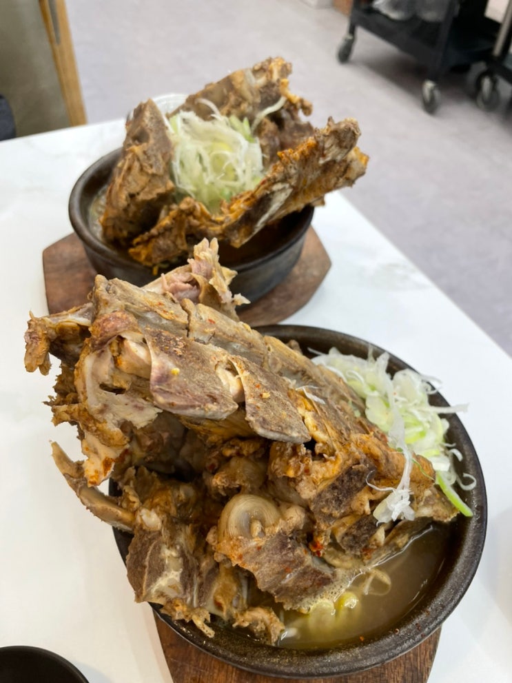 송도 맛집 송현아 맛집 강뼈 탕&찜 푸짐하다 푸짐해