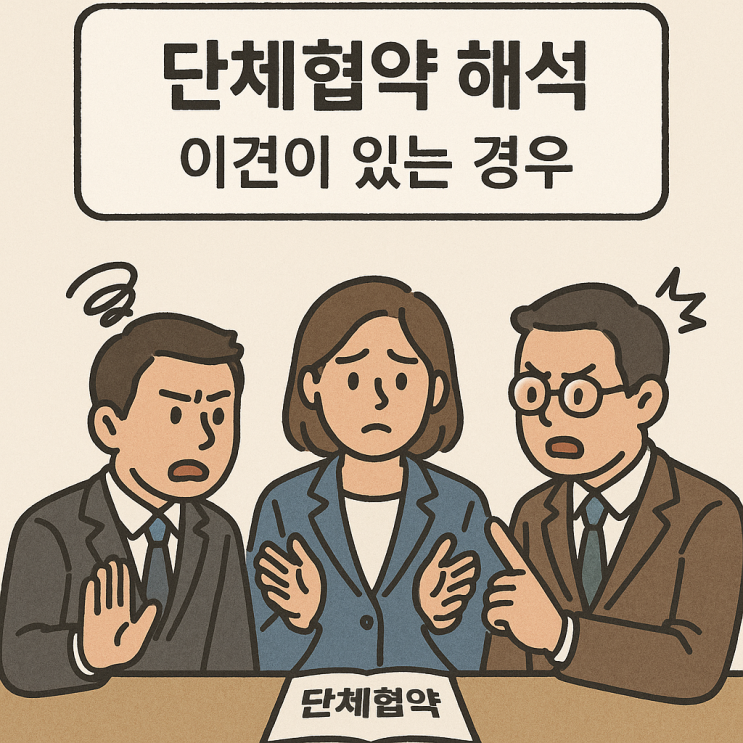  (노사관계) 단체협약 해석에 이견이 있는 경우 어떻게 해결할까?