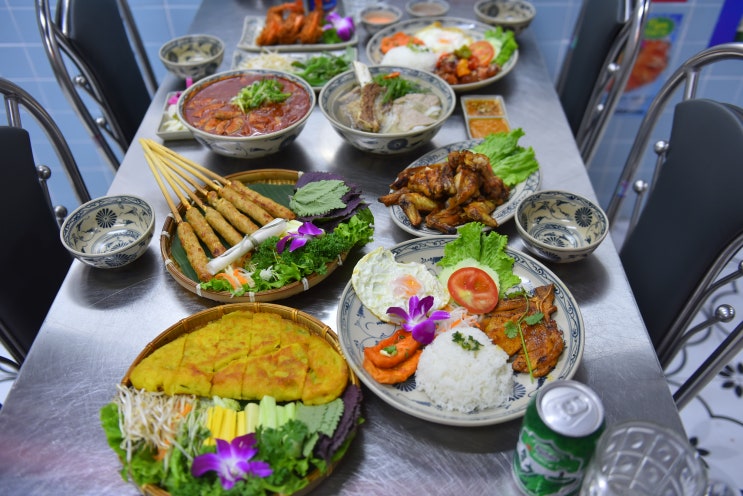  다낭 맛집 한시장 근처 시내 냐벱 껌땀데이 배달 가능