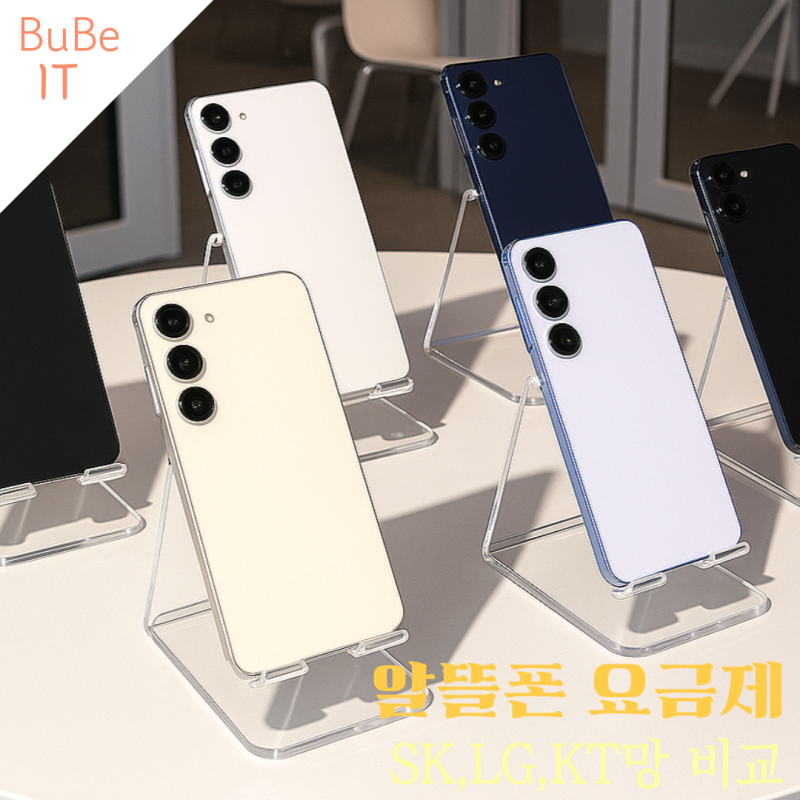 알뜰폰 무제한 요금제 가격 비교 추천  SKT LG유플러스 KT 개통