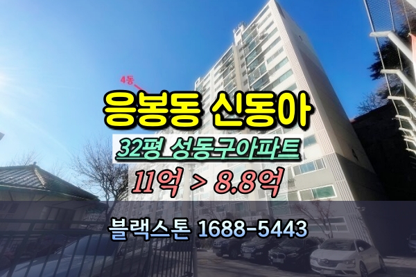  응봉동 신동아아파트 경매 32평 [2022타경58114]