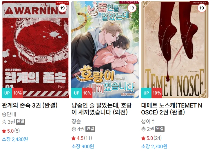 BL소설 신간) 25년 05월 14일 신간 BL소설 신간) 25년 05월 14일 신간