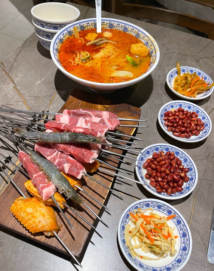  해운대 중국음식맛집 해운대양꼬치&마라훠꿔