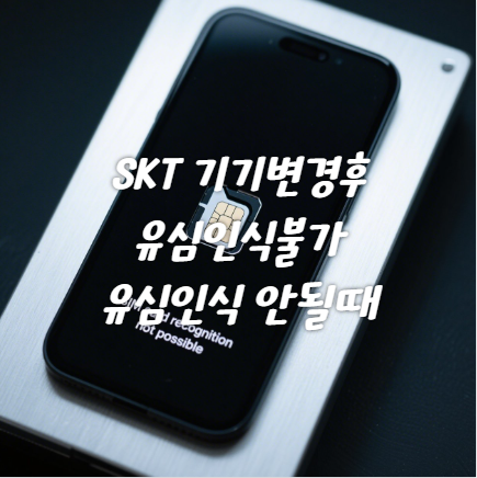skt 기변후 유심인식안될때 유심인식불가 해결 방법