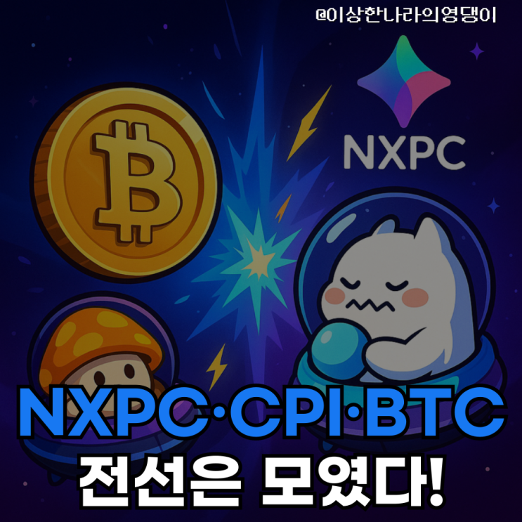  “$105K 코앞 비트코인… CPI 하락 + NXPC 기대, 다음은 어디?