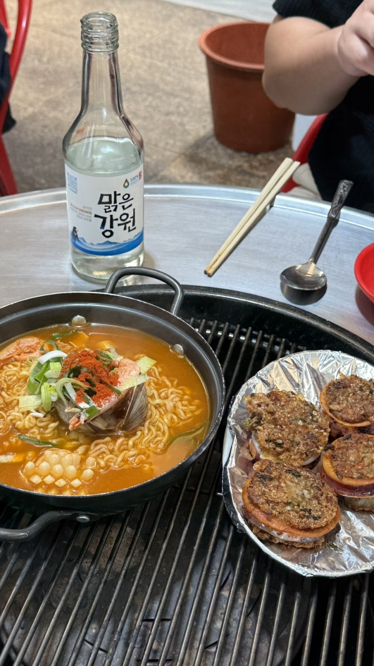  [속초] 누룽지오징어순대 맛집, 모녀가리비 내돈내산 후기 (대포항 맛집 강추)