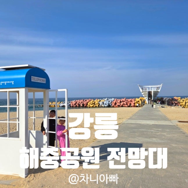  강릉 사진 찍기 좋은 핫플 사근진 해중공원 전망대 아이와 방문 후기